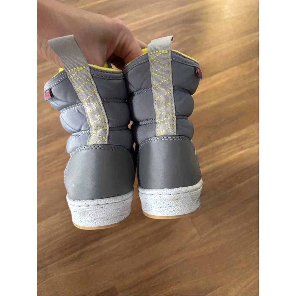 adidas Superstar 360 Grey Yellow High Top Boots Shoes Sneakers in Kids Size 13